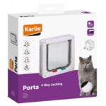 Kattenluik 4-wegsluiting voor Grote Katten – Karlie Porta - Afbeelding 2