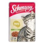 Schmusy Ragout mit Pute in Jelly 100g – natvoer kat – graanvrij