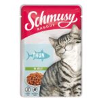 Schmusy Ragout mit ThunVis in Jelly 100g – natvoer kat – graanvrij zonder suiker