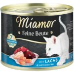 Miamor Dose Feine Beute Lachs – fijne mix vlees & zalm – natvoer kat – graanvrij