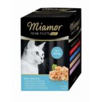 Miamor Feine Filets Mini Multibox Feine Selectie kip tonijn zalm krab – natvoer kat – senior