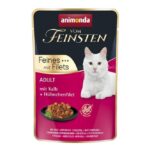 Animonda vom Feinsten Cat Adult Kalf & Kipfilet – natvoer kat