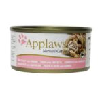 Applaws Cat Dose tonijnfilet & garnalen 156g – natvoer kat – natuurlijk zonder kunstmatige toevoegingen