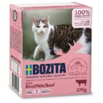 Bozita Cat Tetra Recard Stukjes in Saus rund 370g – natvoer kat – graanvrij