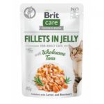 Brit Care Cat PB Fillets in Jelly – tonijn filet in gelei met wortel en rozemarijn – natvoer kat – graanvrij