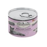 LandVlees Cat Adult Pastete rund & lam – natvoer kat