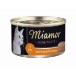 Miamor Feine Filets – fijne filets tonijn & wachtelei – natvoer kat – sensitive