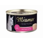Miamor Feine Filets – Filets kip & rijst – natvoer kat – sensitive