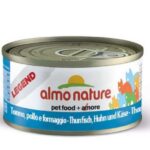 Almo Nature HFC Natural tonijn, kip en kaas – natvoer kat – hoog vleesgehalte