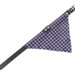 Halsband van Echt Leer met Geruit Halsdoek – Karlie KOLIBRI