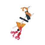 Vogelspeelgoed Houten Speelketting met haak – Karlie Flamingo