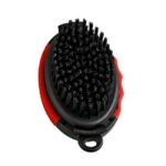 Massagestriegel met Antislip Softgreep en Elastische Handlus voor Honden – Karlie Flamingo Professional