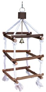 Vogelklimrek Natuurhout met Touw voor Grasparkieten, Kanaries en Vinken – Trixie - Afbeelding 2