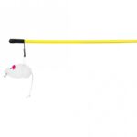 Kattenspeelhengel in 2 Delen met Pluchemuis, 100 cm – Trixie Kitty-Dangler - Afbeelding 3