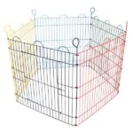 Knaagdierren Vijfhoekig met Deur voor Binnen en Buiten – Karlie Flamingo Freigehege Pentagon