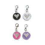 Adreshanger Rond met Strasshart voor Halsband – Trixie KRijst