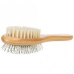 Borstel Dubbelzijdig van Bamboe voor Lang-, Ruw- en Korthaar – Trixie - Afbeelding 3