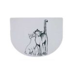 Voerbakmat Antislip voor katten – Trixie Schmusekatzen
