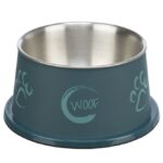 Hondenvoerbak Hoog RVS met Kunststofmantel voor Langoorrassen – Trixie