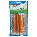 Kauwrollen Rundhuid met Kip 17 cm 3 Stuks – Trixie Denta Fun - Afbeelding 2