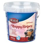 Hondensnack Zacht Light in Hersluitbare Emmer – Trixie Soft Snack Happy Stripes - Afbeelding 2