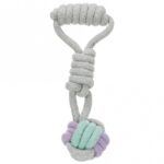 Katoenen Speelkoord met Gevlochten Bal – Trixie Junior - Afbeelding 2