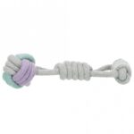 Katoenen Speelkoord met Gevlochten Bal – Trixie Junior