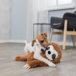 Pluche Speelknuffel met Pieper voor Honden – Trixie Faultier - Afbeelding 3