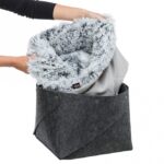 Kattenmand Pluche met Vilt en Zachte Voering – Trixie Harvey - Afbeelding 3