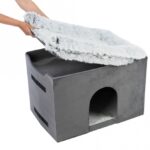Kattenhuis Pluche met Opbergruimte – Trixie Harvey - Afbeelding 3