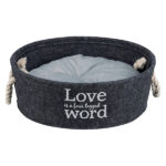 Rond Viltkussen met Verstevigde Rand voor Katten en Kleine Honden – Trixie Lian