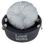 Rond Viltkussen met Verstevigde Rand voor Katten en Kleine Honden – Trixie Lian - Afbeelding 2