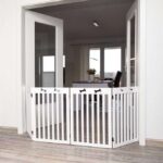 Inklapbaar Afsluithek MDF Verstelbaar tot 160 cm voor Trappen en Kamers – Trixie