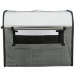Transportbox Opvouwbaar met Fleecebodem – Trixie Hundebox Basic - Afbeelding 3