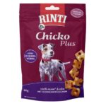 Hondensnack Luchtgedroogd met Kip, Kaas en Ham – Rinti Chicko Plus