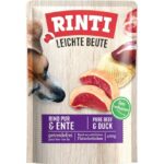 Rinti PB Makkelijk verteerbaar rund puur & eend– natvoer hond – graanvrij
