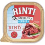 Rinti Voor fijnproevers Junior met rund 300g – natvoer hond – junior