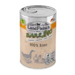 LandVlees B.A.R.F.2GO 100% eend vleesmix – natvoer hond – natuurlijk graanvrij
