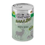 LandVlees B.A.R.F.2GO Puur  100% van wild – natvoer hond – graanvrij
