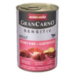 Animonda GranCarno Adult Sensitive rund & aardappel – natvoer hond – sensitive