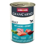 Animonda GranCarno Adult met zalm & spinazie – natvoer hond