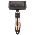 Slickerborstel met Zachte Roestvrijstalen Pinnen voor Honden en Katten – EBI Noir - Afbeelding 2