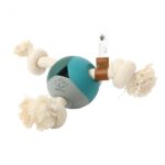 Hondenspeelbal van Natuurrubber met Katoenen Touw – D&D Home Levi - Afbeelding 2