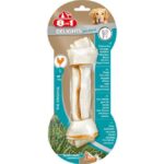 Kauwbot met Kip in Runderhuid Groot – 8in1 Dental Delights