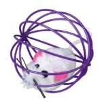 Kattenspeelgoed Muis in Speelbal met Bel – Trixie - Afbeelding 2