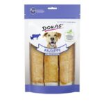 Kauwstang van runderhuid met kipfilet – Dokas Dog Snack Kaurippe 210 g