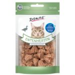 Kattensnack Gevriesdroogde Eendenharten 15g – Dokas Cat