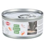 Kattenbouillon met Kip en Zalm voor Droogvoer – Trixie Kittis Salmon Soup - Afbeelding 2