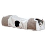 Kattentunnel Pluche met Sisal Krabvlakken – Trixie