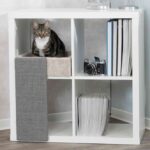 Kattenbed Pluche met Sisal Krabvlak voor IKEA Kallax – Trixie
